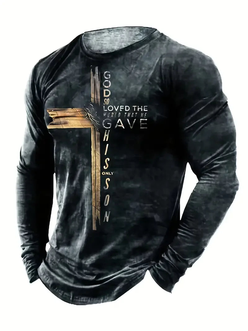 Christian Long Sleeve 3D T-Shirt