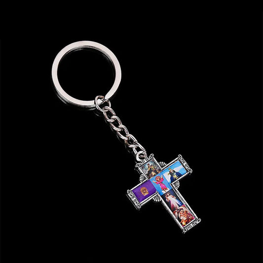 Colección de llaveros con la Cruz del Icono Sagrado