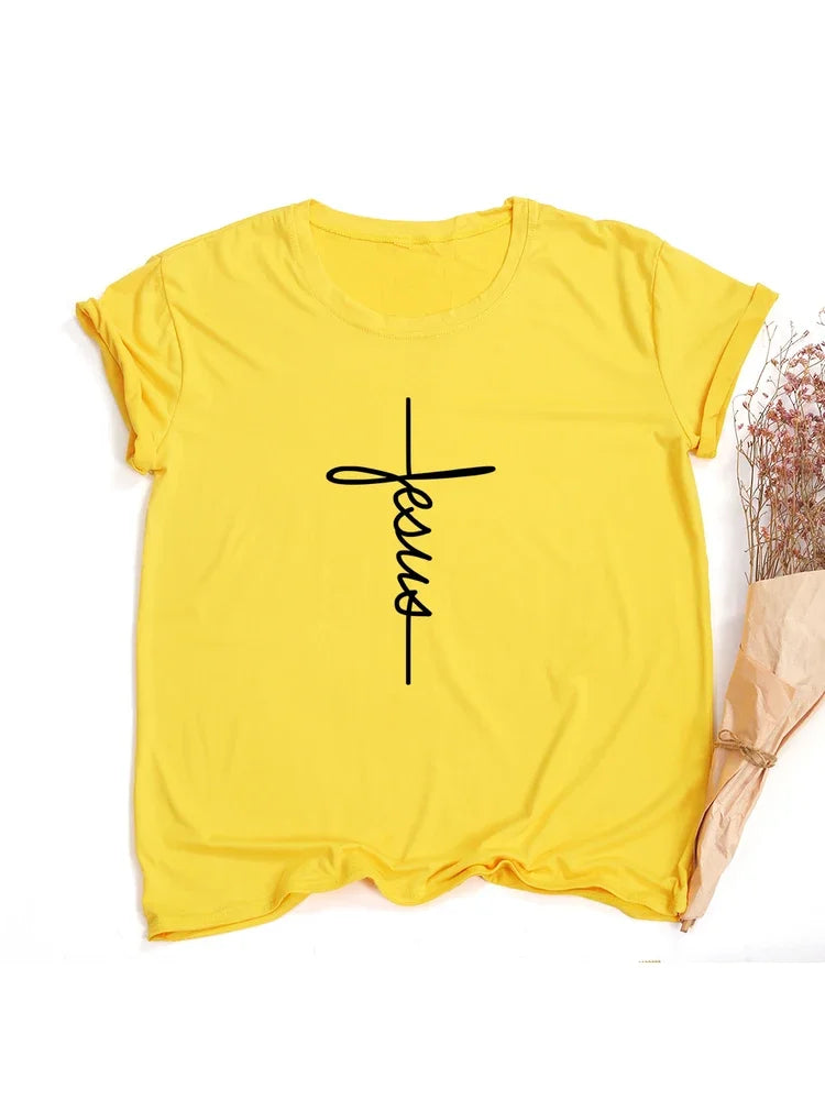 Jesus Cotton T-Shirt