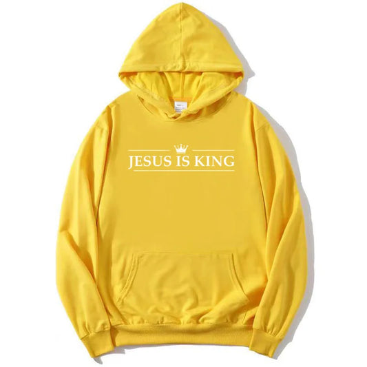 Sudadera de fe Jesús es Rey