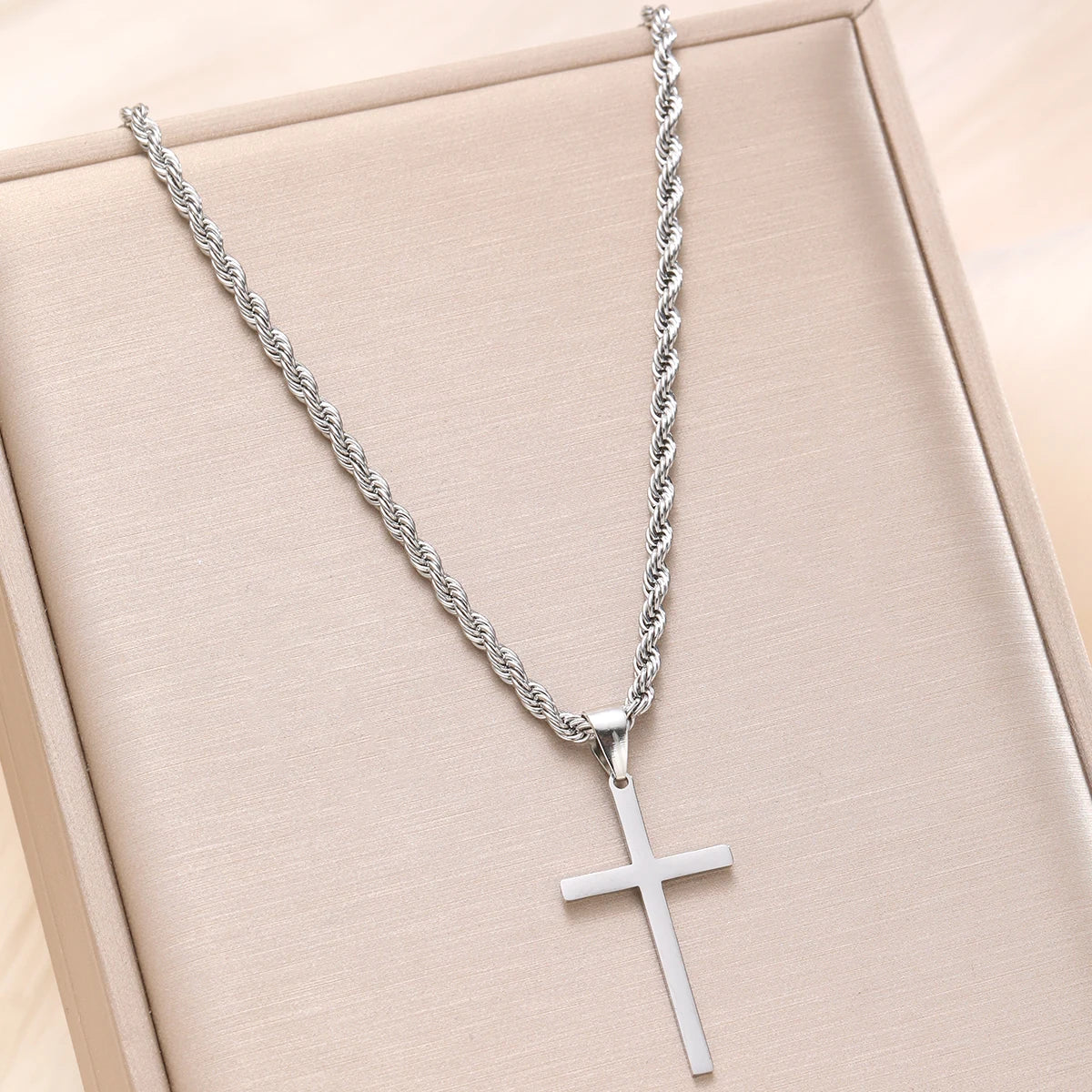 Christian Stainless Steel Cross Necklace