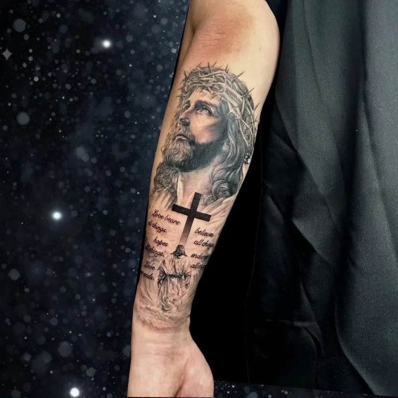 Christ's Passion Temporary Tattoos
