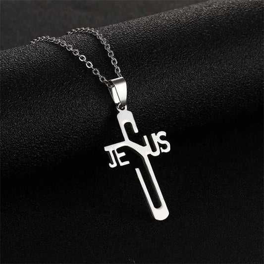 Jesus Cross Pendant Necklace
