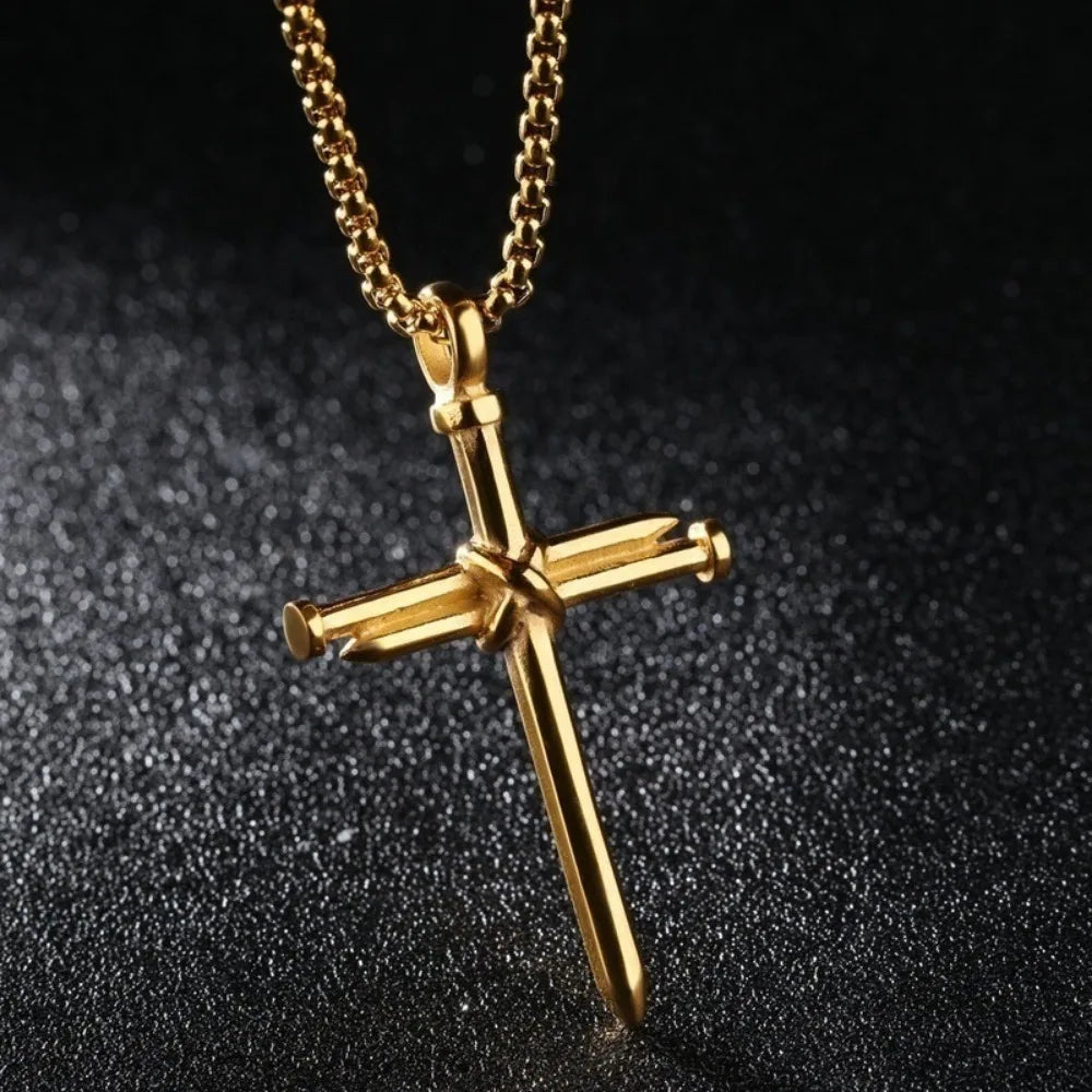 Nagelkreuzkette – Christlicher Glaubensanhänger
