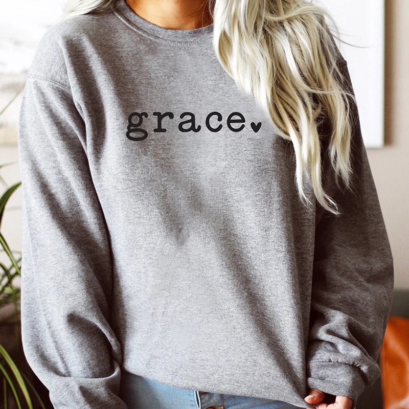 Grace Love Heart Sweatshirt