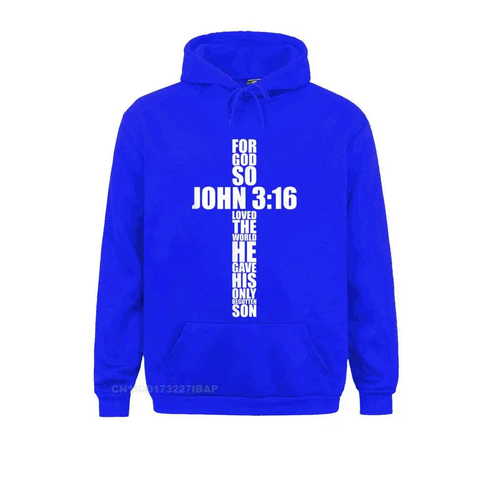 John 3:16 Christian Hoodie