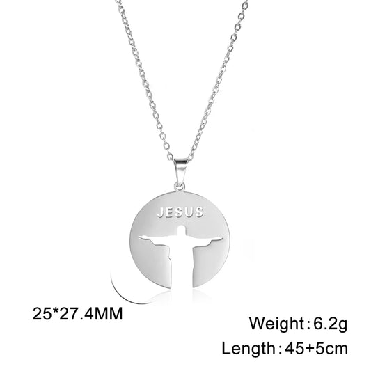Jesus Christ Redeemer Pendant Necklace