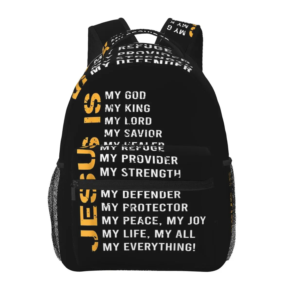 Mochila con el atributo "Jesús es mi todo"