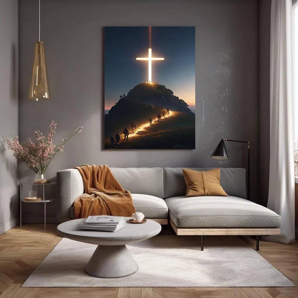 Christ Cross of the Mountain Wall Art