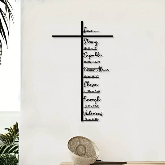 Metal Cross Wall Decoration