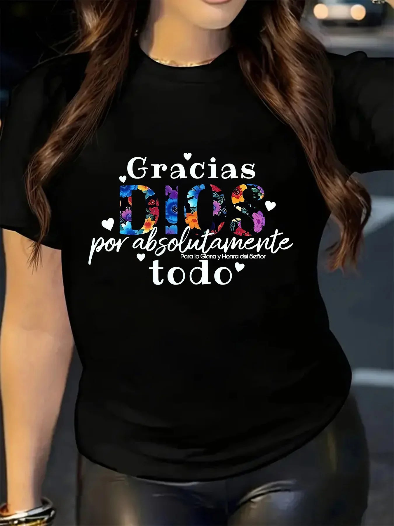 Gracias Dios Woman Shirt