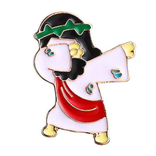 Playful Lamb of God Enamel Pin