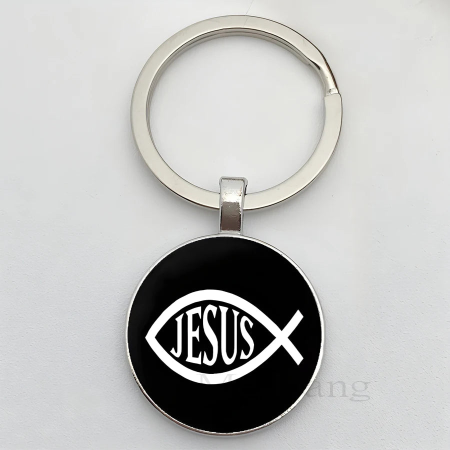 Eu amo Jesus chaveiro