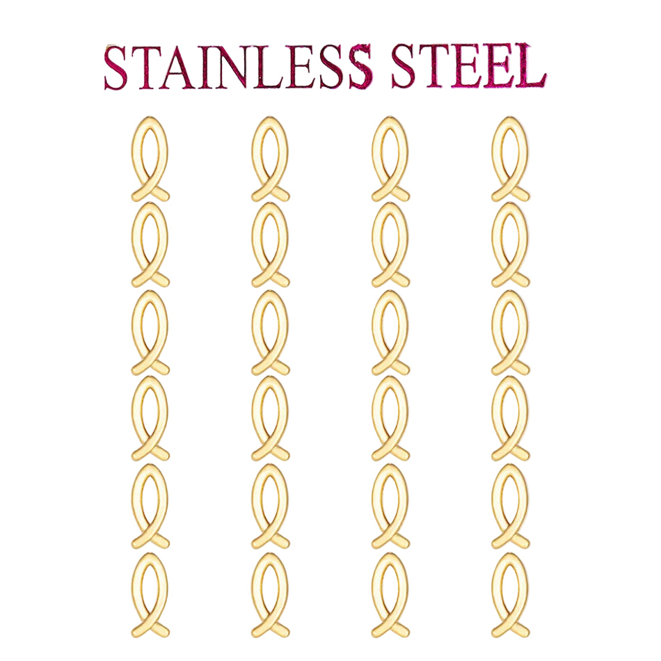 Pendientes minimalistas Ichthys