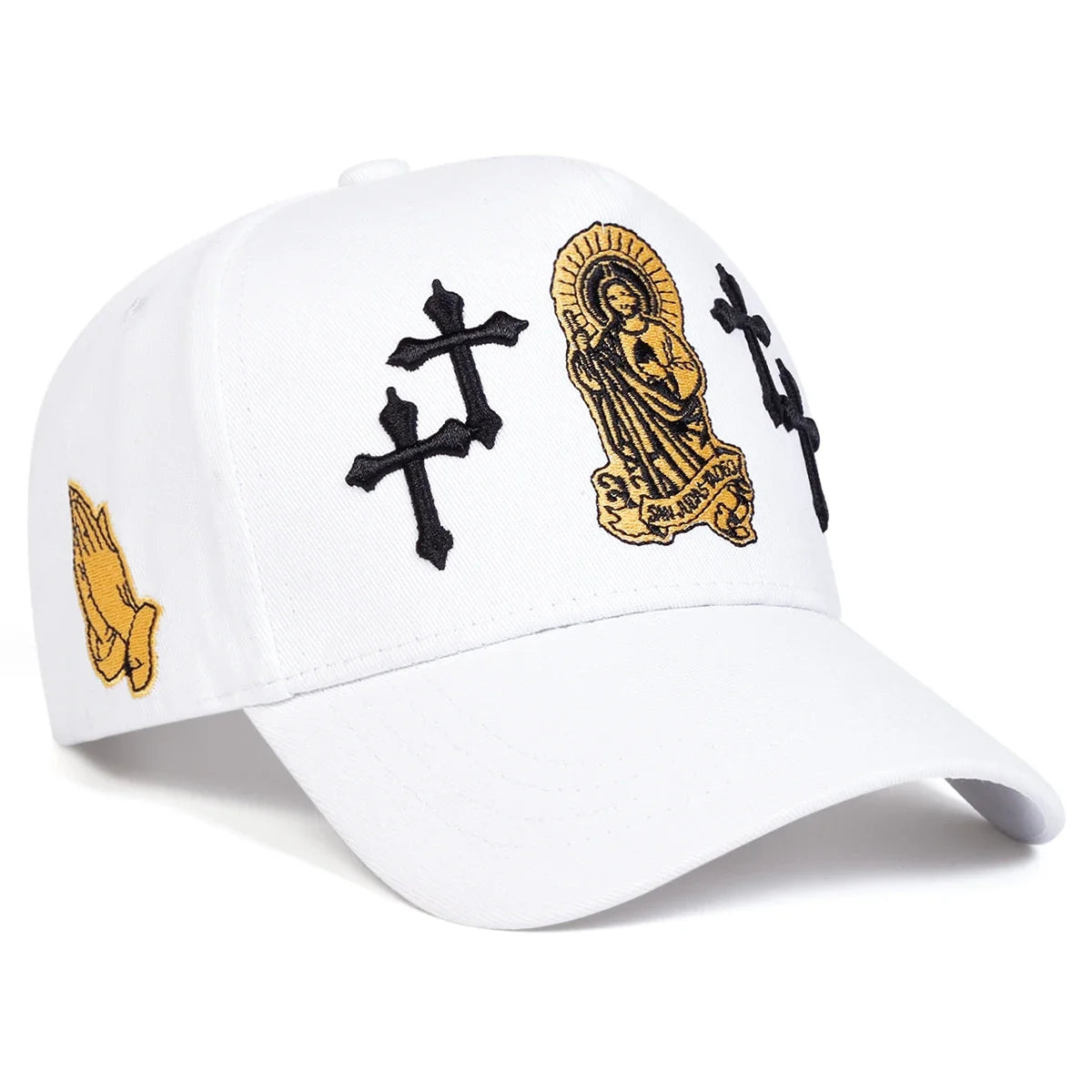 Unisex Christian Cross Embroidered Baseball Cap