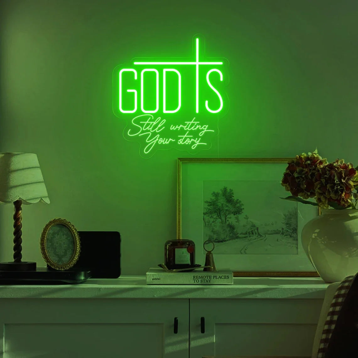 God Is LED Neon Sign