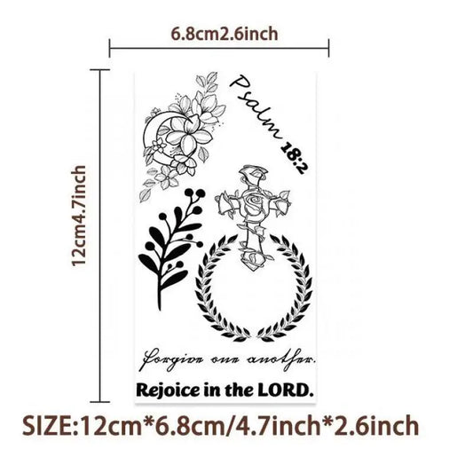 Christian Tattoo Waterproof Stickers