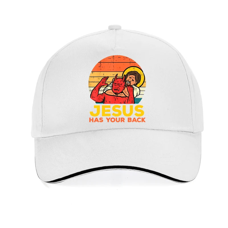 Jesus Has Your Back Cap