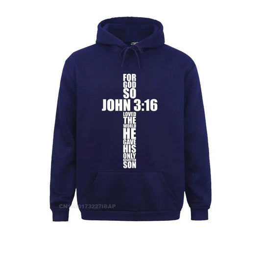 John 3:16 Christian Hoodie