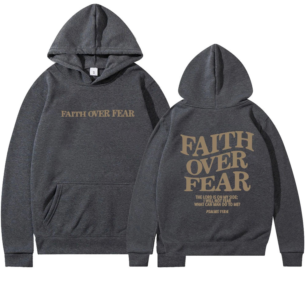 Faith Over Fear Oversized Hoodie