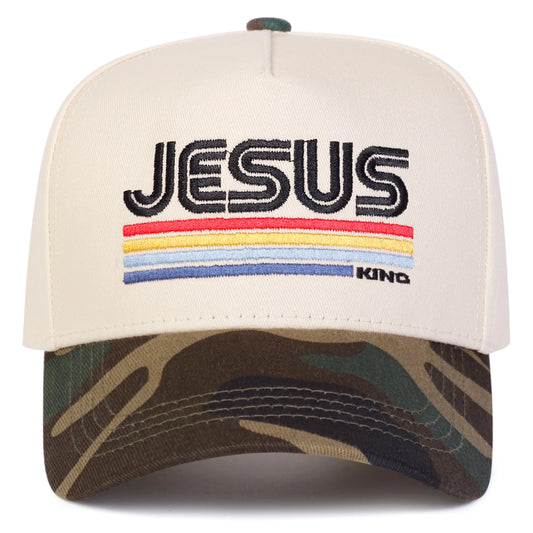 Gorra de béisbol unisex bordada con Jesús