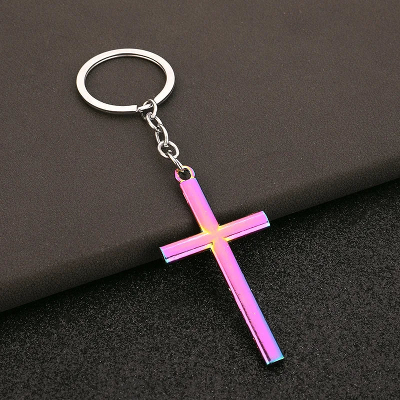 Colorful Jesus KeyRing