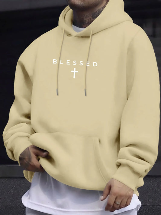 Sudadera con capucha del hombre bendito