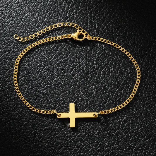 Cross Chain Bracelet