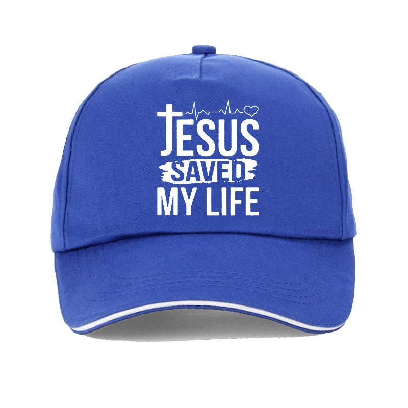 Jesus Saved My Life Vibrant Cap