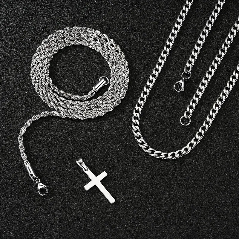 925 Sterling Silver Cross Necklace