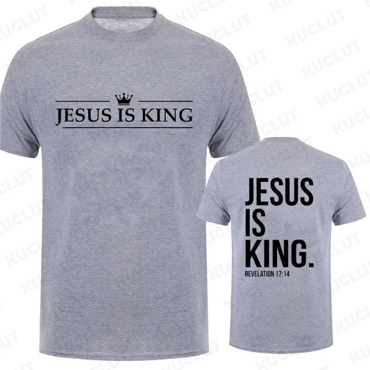 Jesus Is King Print T-Shirt