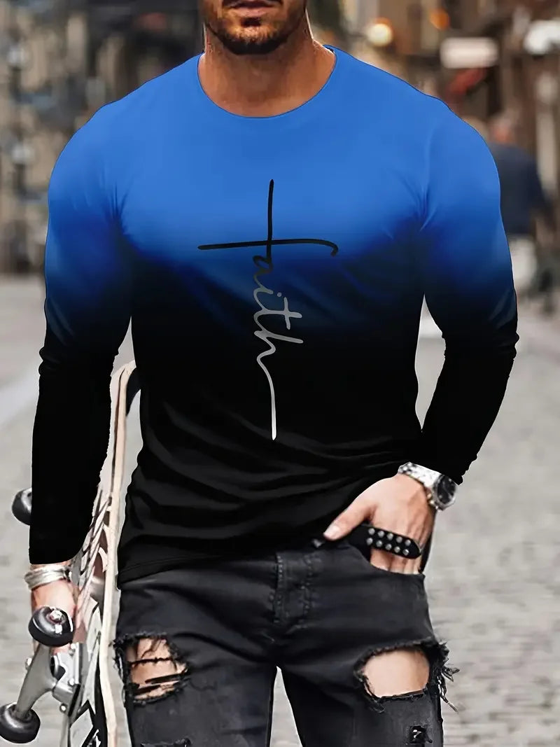Christian Long Sleeve 3D T-Shirt 