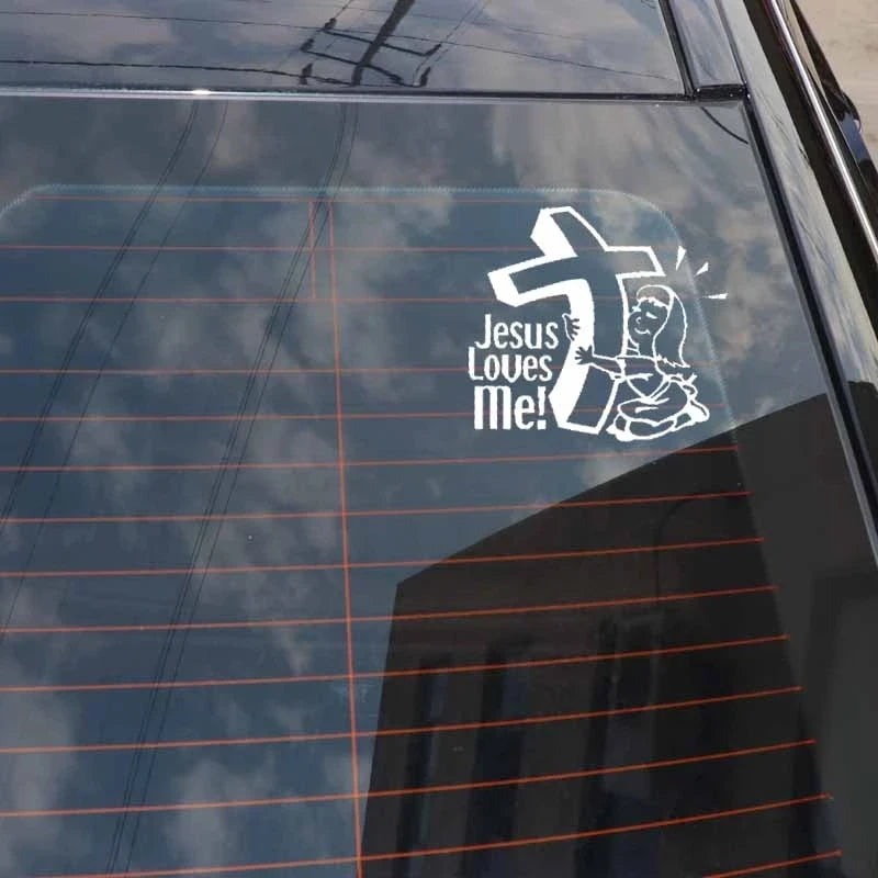 Jesus Loves Me Sticker 