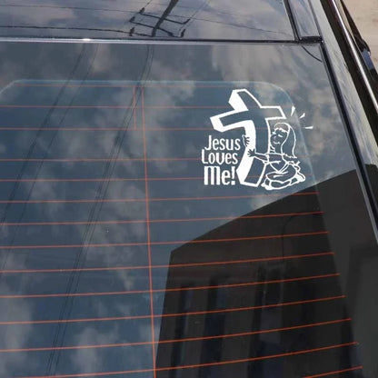 Jesus Loves Me Sticker 