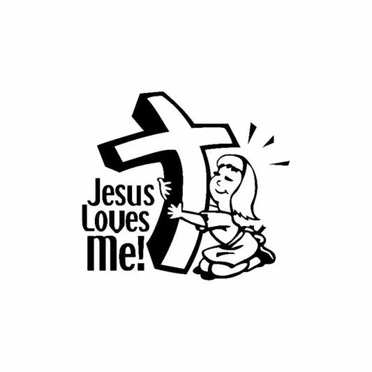 Jesus Loves Me Sticker 