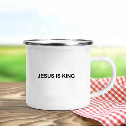 Jesus Enamel Mugs