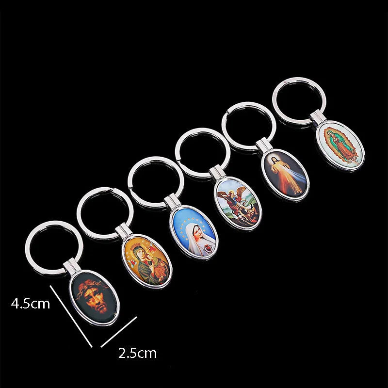 Sacred Icon Cross Keyring Collection