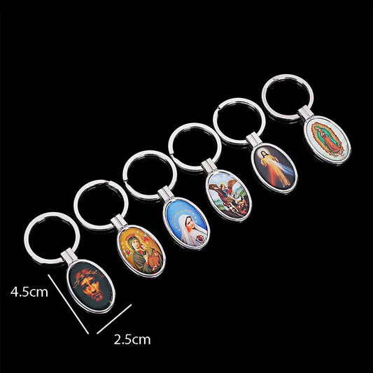 Sacred Icon Cross Keyring Collection
