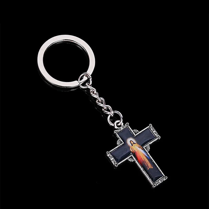 Sacred Icon Cross Keyring Collection