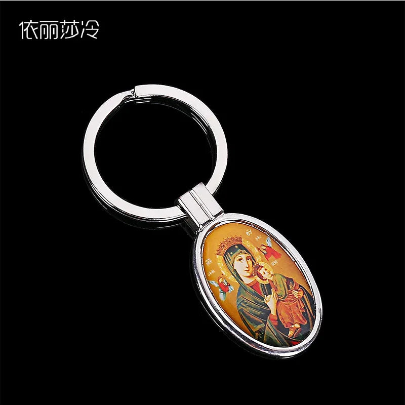 Sacred Icon Cross Keyring Collection