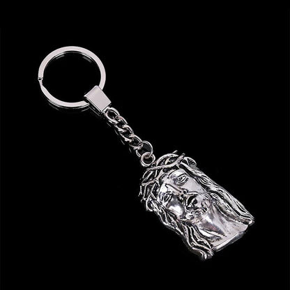 3D Jesus Christ Face Keyring