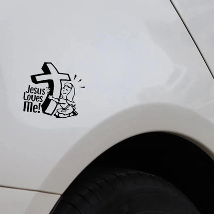 Jesus Loves Me Sticker 