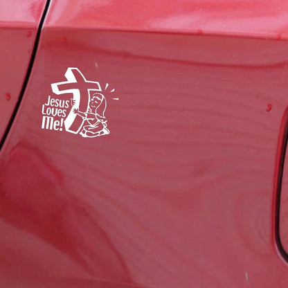 Jesus Loves Me Sticker 