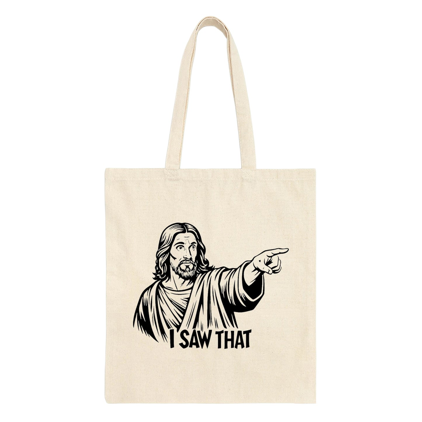 Eu vi aquela sacola reutilizável de Jesus