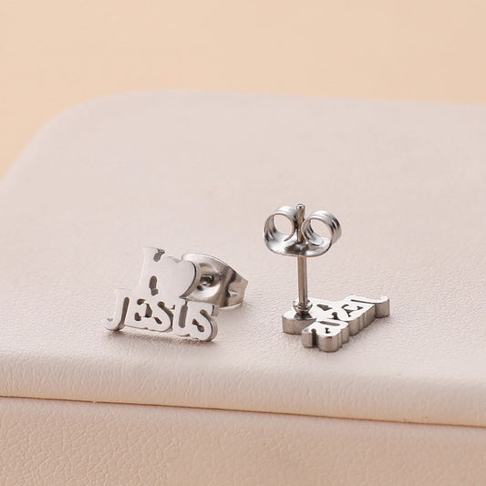 I Love Jesus Earrings