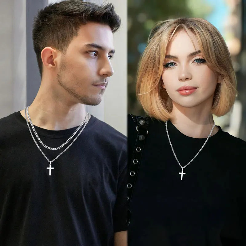 925 Sterling Silver Cross Necklace