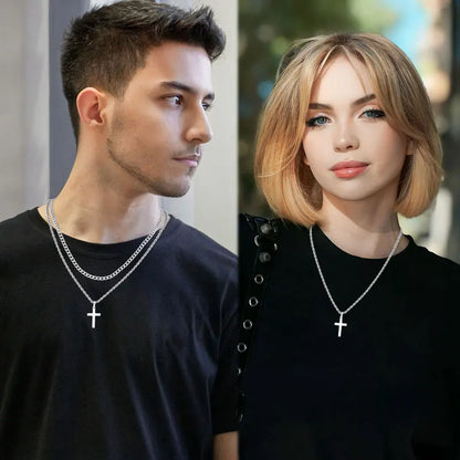 925 Sterling Silver Cross Necklace