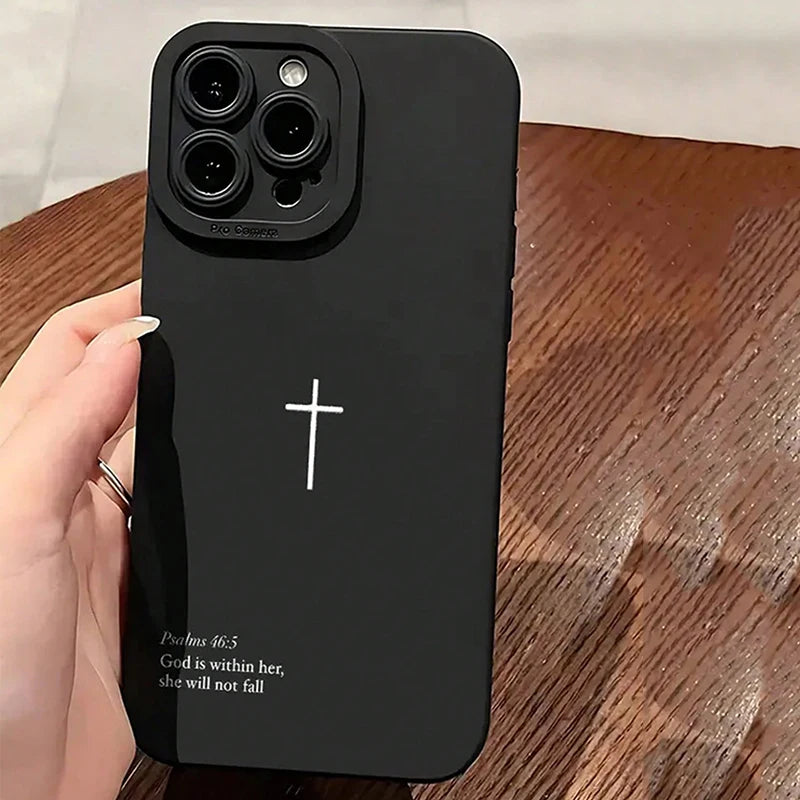 Psalm 46:5 Cross iPhone Case 