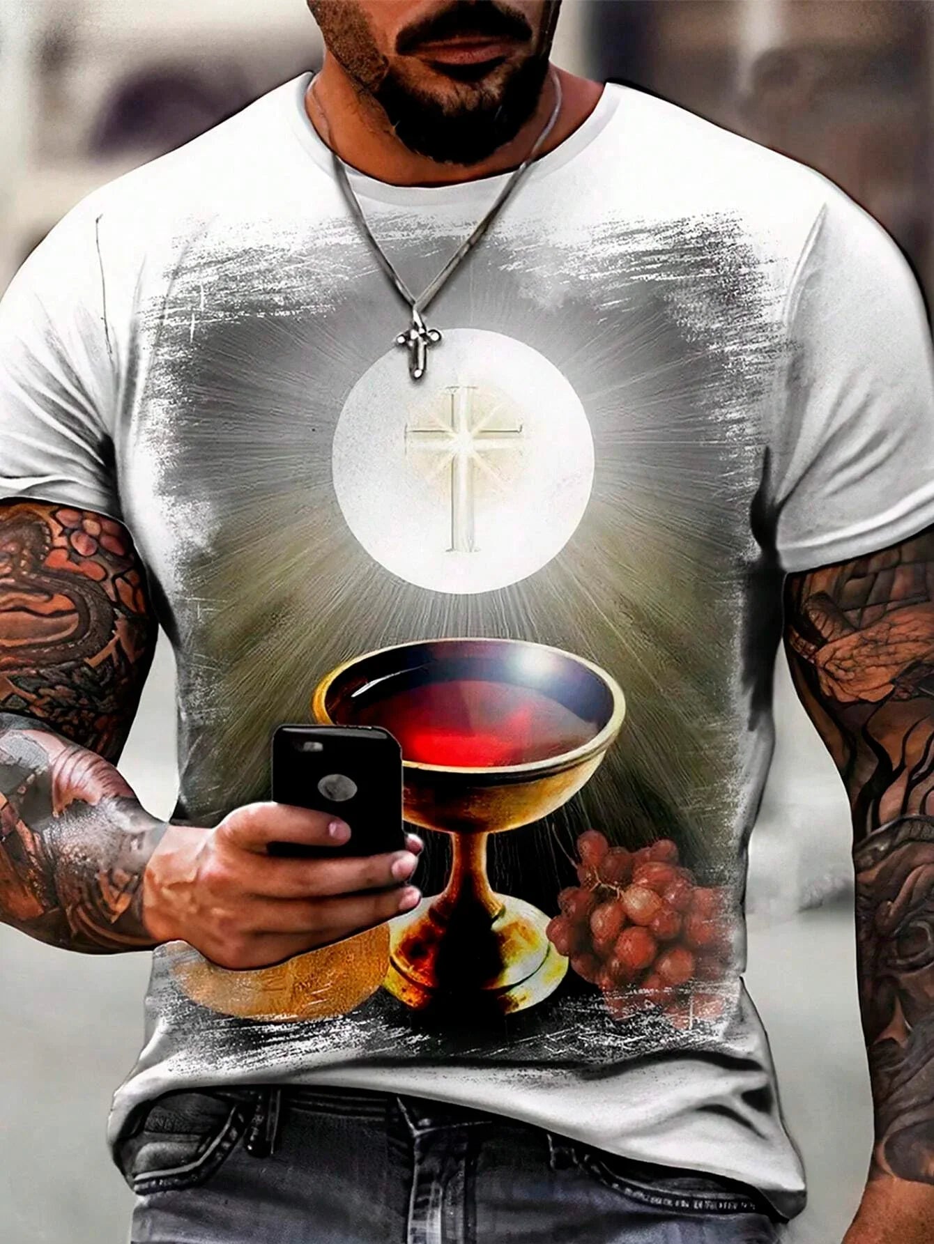 Christ Jesus 3D Print T-Shirt 