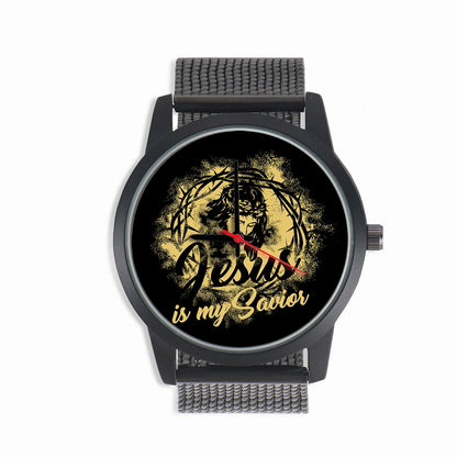 Jesus is my Savior" Wristwatch